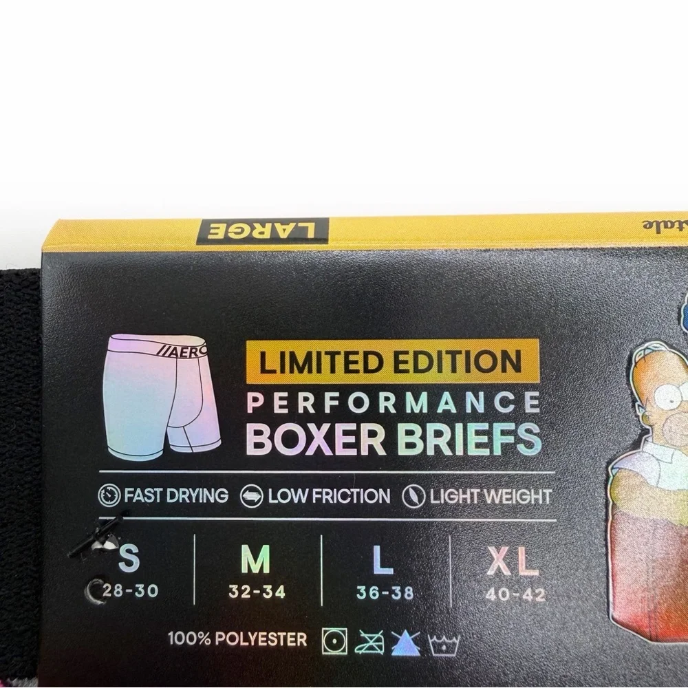 The Simpsons Boxer Briefs Mens Size Large Underwear